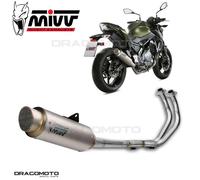Mivv Gp Kawasaki Ninja 650/z650 2017-23 K.044.l6p Homologated Full Line System Silver Homologated unisex