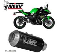 K.044.SM3C - Full Exhaust Mivv MK3 Carbon KAWASAKI NINJA 650 / Z650 (17-)