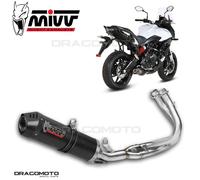 Mivv Oval Kawasaki Versys 650 2015-20 K.041.l3c Homologated Slip On Muffler Silver Homologated unisex