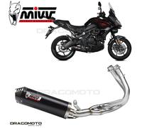 K.055.LZC - Full Exhaust MIVV OVAL Black KAWASAKI Versys 650 (21-23)