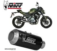 K.044.SM3C - Full Exhaust Mivv MK3 Carbon KAWASAKI NINJA 650 / Z650 (17-)