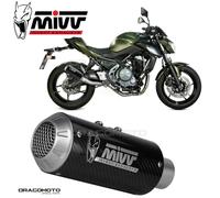 K.044.SM3C - Full Exhaust Mivv MK3 Carbon KAWASAKI NINJA 650 / Z650 (17-)
