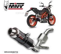 Full exhaust KTM 390 DUKE 2015 2016 MIVV Gp Black