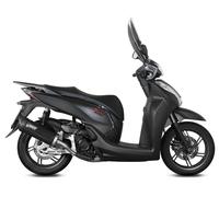 Full Exhaust Mivv Mover Steel Black Honda Sh 300 2007 > 2020