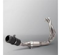Full Exhaust Motorcycle Front Center Muffler Connection For Kawasaki For ER6N For Versys 650 For 650 For Ninja 23-25(Color2)