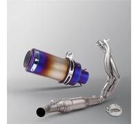 Full Exhaust Motorcycle Front Center Muffler Connection For Kawasaki For ER6N For Versys 650 For 650 For Ninja 23-25(Color4)