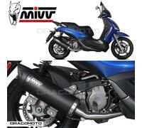 MV.PG.0003.LV - Full Exhaust MIVV MOVER Black SS PIAGGIO BEVERLY 350 (17-20)