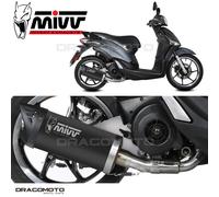 Full exhaust PIAGGIO LIBERTY 125 2023 2024 MIVV Mover Black