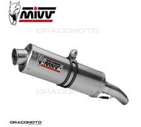 Mivv Oval Suzuki Dl V-strom 650 2004-06 S.019.lx1 Homologated Full Line System Silver Homologated unisex