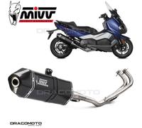 MIVV Full Line Exhaust Speed Edge SYM MAXSYM TL 500 (2020) SY.002.LRB Homologated Silver