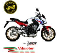 Mivv Mk3 Honda Cb 650 F 2014-18 H.055.sm3x Not Homologated Full Line System Silver Not Homologated