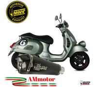 P.008.LDRB - Full Exhaust Mivv DELTA RACE Black PIAGGIO VESPA GTS 300 (08>)