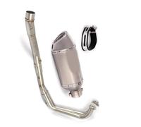 Full Exhaust System Motorcycle Header Link Pipe 51MM Muffler Vent Tips With DB Killer Slip On Accessorie For Yamaha R3 2015-2022