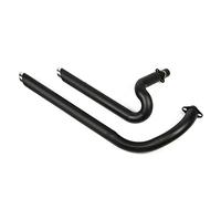 Full Exhaust System Pipe Kit Silencer Mufflers Steel Stainless For VLX600/ Steed Shadow 600/ VT600C VLX400/ 400/ VT400C