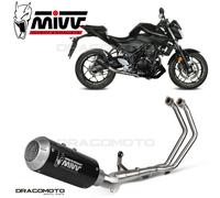 Mivv Complete Exhaust Full system Inox black for YAMAHA MT-03 2016 > 2023