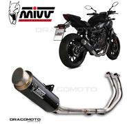 Mivv Complete Exhaust GP PRO Carbon Fiber High for Yamaha Mt-07 2014 > 2020