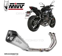 Mivv Complete Exhaust Delta Race Stainless Steel for Yamaha Mt-07 2014 > 2020