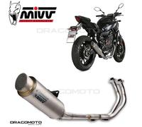 Mivv Complete Exhaust GP PRO Titanium High for Yamaha Mt-07 2014 > 2020