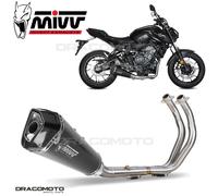 Full exhaust YAMAHA MT-07 2023 MIVV Delta Race Black