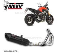 Y.042.L9 - Full Exhaust System Mivv SPORT SUONO STEEL BLACK YAMAHA MT-09 13-