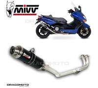 Mivv Complete Exhaust GP Black Stainless Steel for Yamaha T-Max 500 2001 > 2007