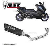 Y.073.LR1XB - Full Exhaust MIVV SR-1 Black YAMAHA T-MAX 560 (22-24)