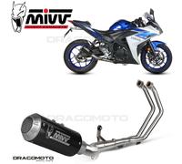 Mivv Complete Exhaust full system Carbon for YAMAHA YZF R3 2015 > 2023