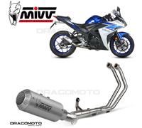 Mivv Complete Exhaust Full system Inox for YAMAHA YZF R3 2015 > 2023