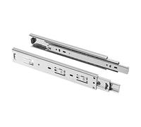 Full Extension 45mm Ball Bearing Drawer Runners/Slides 250mm-700mm (1 Pair - 500mm)