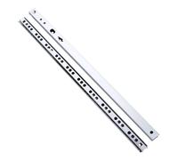 Full Extension Ball Bearing Drawer Slides 17mm Wide Mini Drawer Slides Two-way Pull-out Slide Rail Track Rail 1 Pair Drawer Runners Furniture Hardware Guide Rail Slide(310mm)