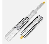 Full Extension Ball Bearing Drawer Slides, Heavy Duty Side Mount File Cabinet Rails Dresser Runner Kitchen Cabinet Drawer Glides for Tool Cabinets, Workbenches(52in/132.08cm)