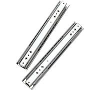 Full-Extension Ball Bearing Guide Rails Three-Section Side-Mount Track 110-pound Load Capacity(1200mm/48inch)