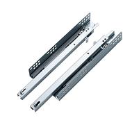 Full Extension Drawer Runners, Hidden Slide Glides with Soft Close and 100kg Capacity - 2 Pairs for Smooth Operation