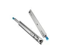 Full Extension Drawer Slides with Lock 250mm Ball Bearing Rails 120kg Load Capacity 10/16/28/40/60 inch Sizes Ideal for Cabinets and Furniture 50In/12