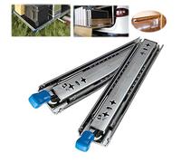 Full Extension Drawer SlidesLockin/Out Functionality, 500mm 800mm 1200mm, Perfect for Keyboard Storage, Telescopic Rails for Smooth Otion