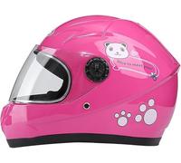 Full Face Bike Hel-Met,Kids Retro Motorbike Hel-Met for 4-12 Years Old,DOT Approved Youth Electric Scoote Motorbike Hel-Met,Toddler Four-Wheel Moped ATV Bicycle Hel-Met A5,50-55cm