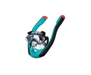 Full Face Diving Mask with Snorkel for Adults Bestway Flowtech Size S-M with 180 Full Vision