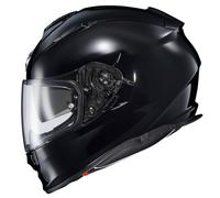 Full Face Faceee Approved Headgear, with Speaker Integrated Pockets, Pinlock Lock Ready Shield Medium, Matte Black Adjustable, Lightweight