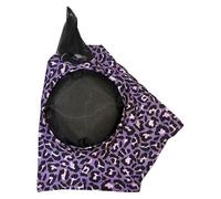 Full Face Fly Cover for Horse Leopard Print Face Cover