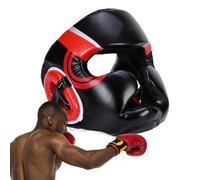 Full Face Head Guard - Full Face Protector for Adults Training, Comprehensive Protection Headgear for Kickboxing Sparring, Martial Arts Karate Sports | Adjustable Boxing Helmet Men Women