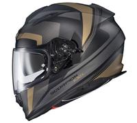 Full Face, Headgear, with Integrated Speaker Pocket, Pinlock Shield Ready, Approved by Dot E Evolution Gold Color Size Large Headgear