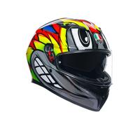 Full-Face Helmet AGV K3 BIRDY 2.0 GREY/YELLOW/RED