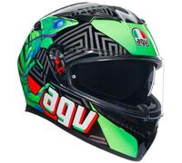 Full Face Helmet AGV K3 E2206 MPLK Chameleon Black Red Green E06 Homologation