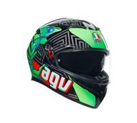 Full-Face Helmet AGV K3 KAMALEON BLACK/RED/GREEN