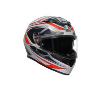 Full-Face Helmet AGV K3 Space Matt White/Red Fluo
