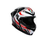AGV K6 S Karve Helmet, black-white-red, size XL for Men