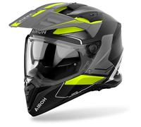 Airoh Bandit Tune, adventure helmet 3XL Matt Black/Grey/Neon-Yellow