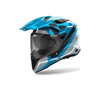 Full-Face Helmet Airoh COMMANDER 2 MAVICK Cerulean blue gloss