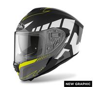 Full Face Helmet AIROH Spark Rise Black Matt