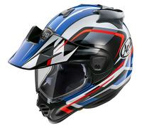 Arai Tour-X5 Discovery Motocross Helmet, white-red-blue, size L